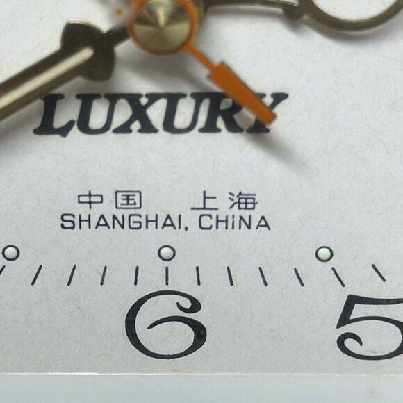 Vintage Luxury Alarm Clock Manual Winding Mechanical Clock WORKS - Picture 2 of 8